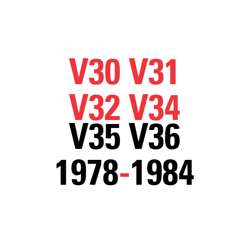 V30 V31 V32 V34 V35 V36 1978-1984